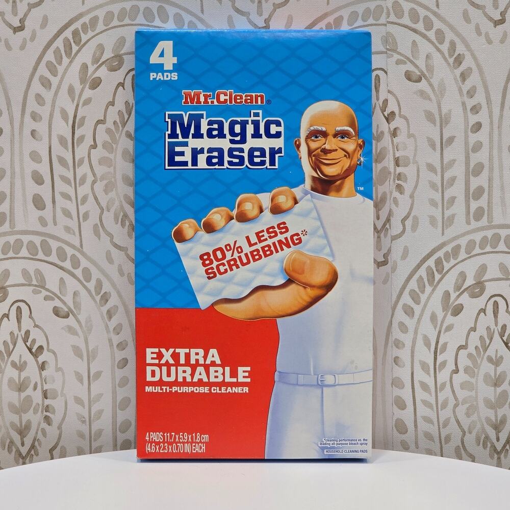 Mr. Clean Magic Eraser Extra Durable Multi-Purpose Cleaner 4 count Cleaning Pads